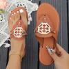 Women Slippers Beach Toe-Clip Plus Size Flat Slippers New Summer Flip-Flops Leisure Holiday Women Designer Shoes Slides Women