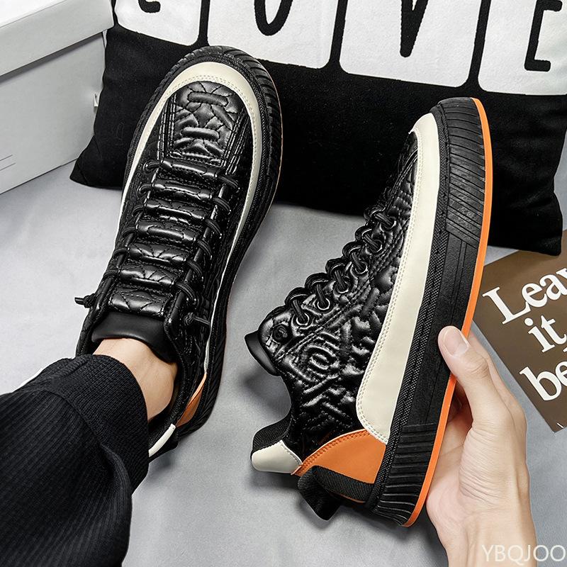 Autumn New Men Sport Casual Shoes Fashionable Comfortable Thick Soled Height Increasing Men Flats Lightweight Breathable Sneaker