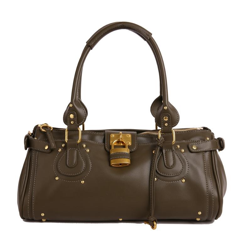 Nuova Borsa a Spalla, Borsa Retro da Motociclista, Design Elegante, Borsa da Mano, Borsa da Ascella per Pendolarismo e Shopping