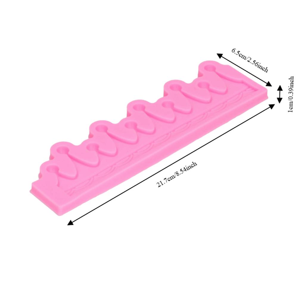 Silicone Crown Fondant Mold 3D Crown Flexible Crown Silicone Mold Non Stick Random Color Sugarcraft Mold Chocolate Candy
