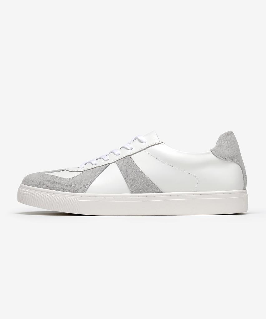 Waaw German Army Sneakers Wide Fit White Gray