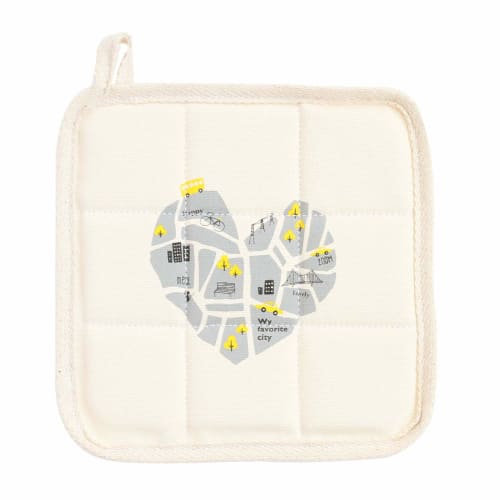 

Sanbelm City Canvas Trivet, approximately 20 x 20 x 2 cm thick (excluding hanging cord), K67900