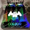 Iubitori DJ Marshmello Muzică Hip Hop EDM Mozaic DJ Set Lenjerie de Pat Băieți Fete Dimensiune Twin Queen Față de Plapumă Față de Pernă Pat Copii Adult