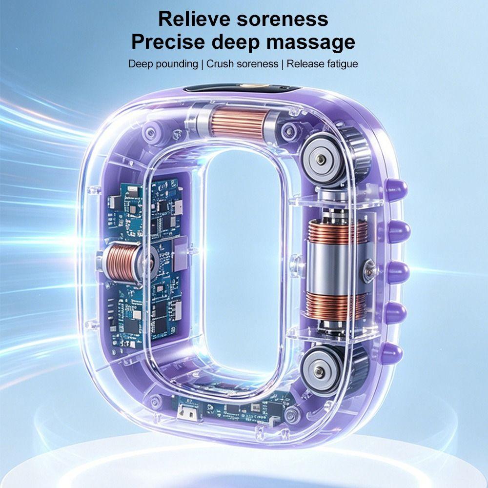 USB Charging Fascia Ring for Women Cordless Vibration Electric Waist Massager Gift for Women