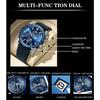 POEDAGAR Men Watch Fashion Sport Chronograph Silicone Quartz Watches Top Brand Luxury Waterproof Luminous Date Wristwatch