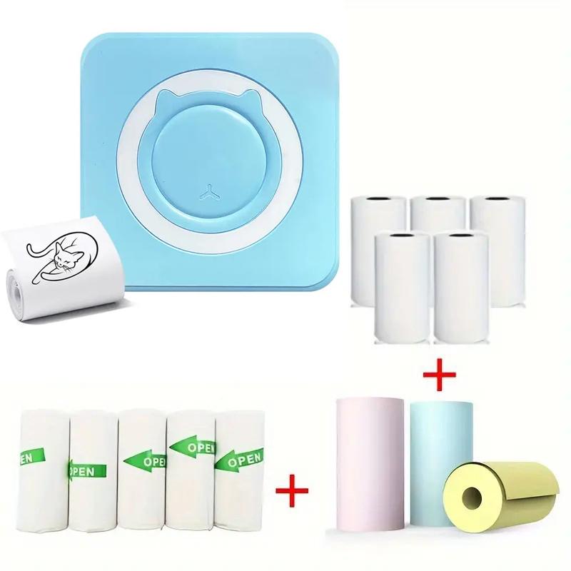 Mini Pocket Printer Gifts Portable Thermal Printer For Pictures/Retro-Style Photos/Receipts/Notes/Lists/Label/ Memo