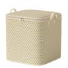 Foldable Non Woven Fabric Storage Bag Large Capacity Clothes Organizer with Zipper Closure and Handles for Home Closet and Bedroom Storage