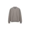 Fear of God Essentials Fleece Crewneck Sweatshirt FW21 Unisex Tops Dark-Heather-Oatmeal FOG-FW21-369