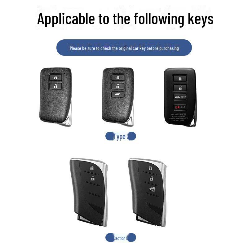 Capa para Chave Lexus ES200/ES300h/LS500h/UX260h/NX350h/RX300