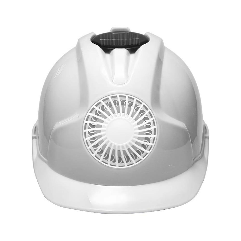 Sunscreen Solar Power Fan Helmet Adjustable Protective Cap Safety Helmet  Construction Workplace
