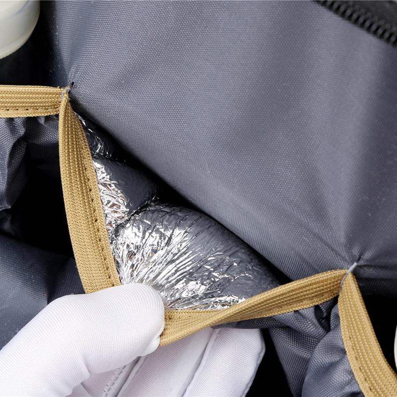 Neues faltbares Babybett mit Reisewiege und isolierter Tasche, 3-in-1-Wickeltaschen-Rucksack mit Wickelstation, tragbares Kinderbett mit Babytasche