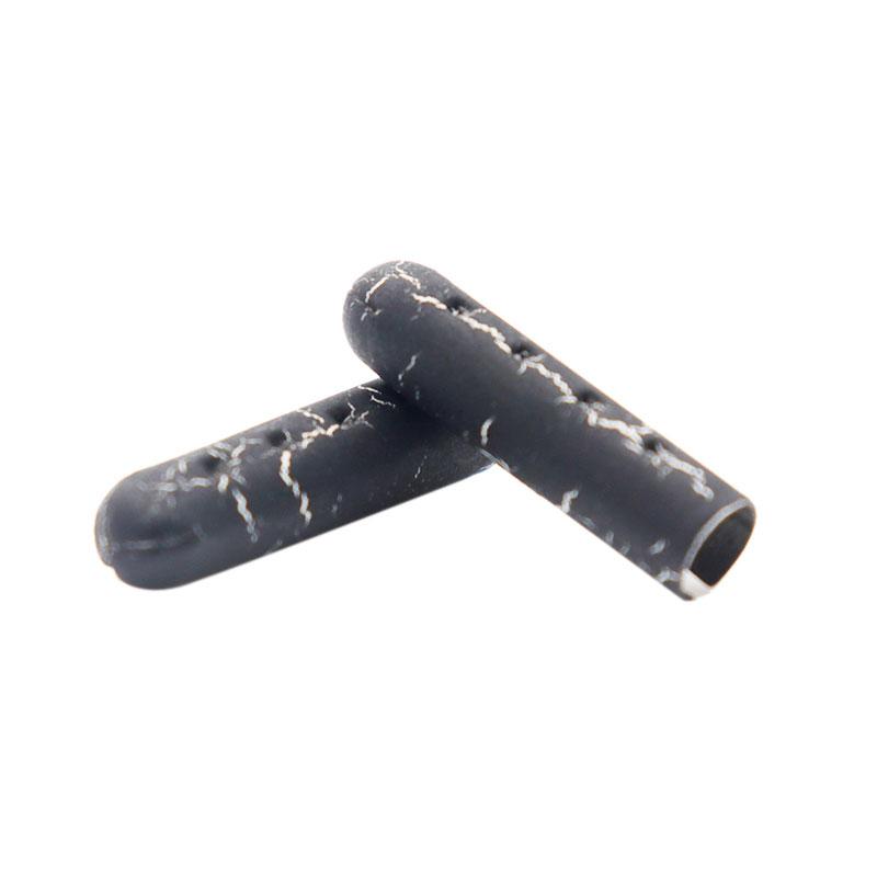 Weiou Laces Reflective Adjustable Buckle Open-ended Metal Tips Black/White Crackle Finish Customizable Pair for Various Brands