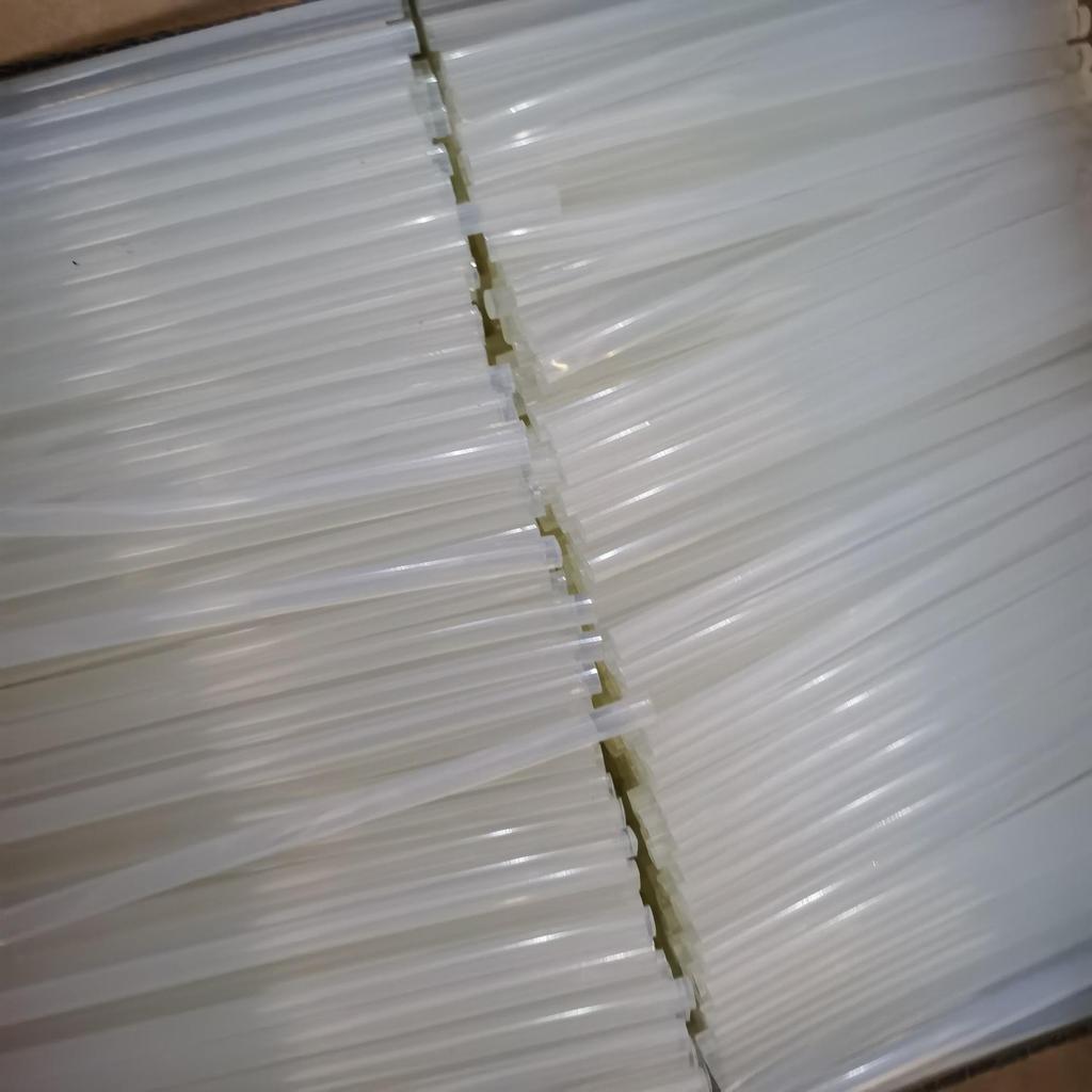 Pistolet do kleju na gorąco z przezroczystymi wkładami klejowymi 7/11 mm do projektów DIY z biżuterią, kwiatami i artykułami gospodarstwa domowego