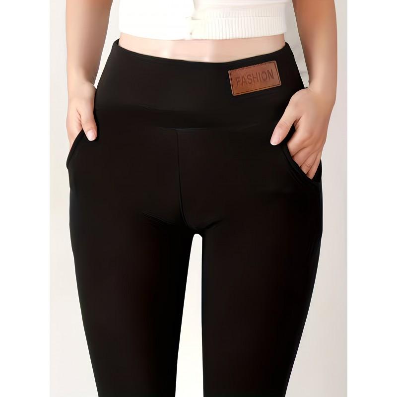Womens Fleece Lined Yoga Pants High Waist Tummy Control Butt Lifting Warm Leggings Winter