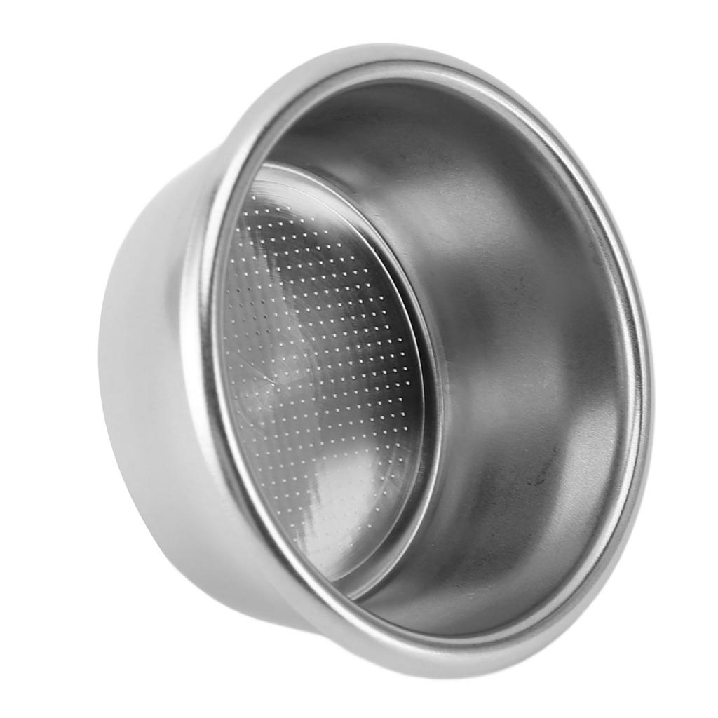 2PCS Stainless Steel Coffee Filter Basket 54mm Easy to Clean Rustproof Filter Cup for Coffee Machine