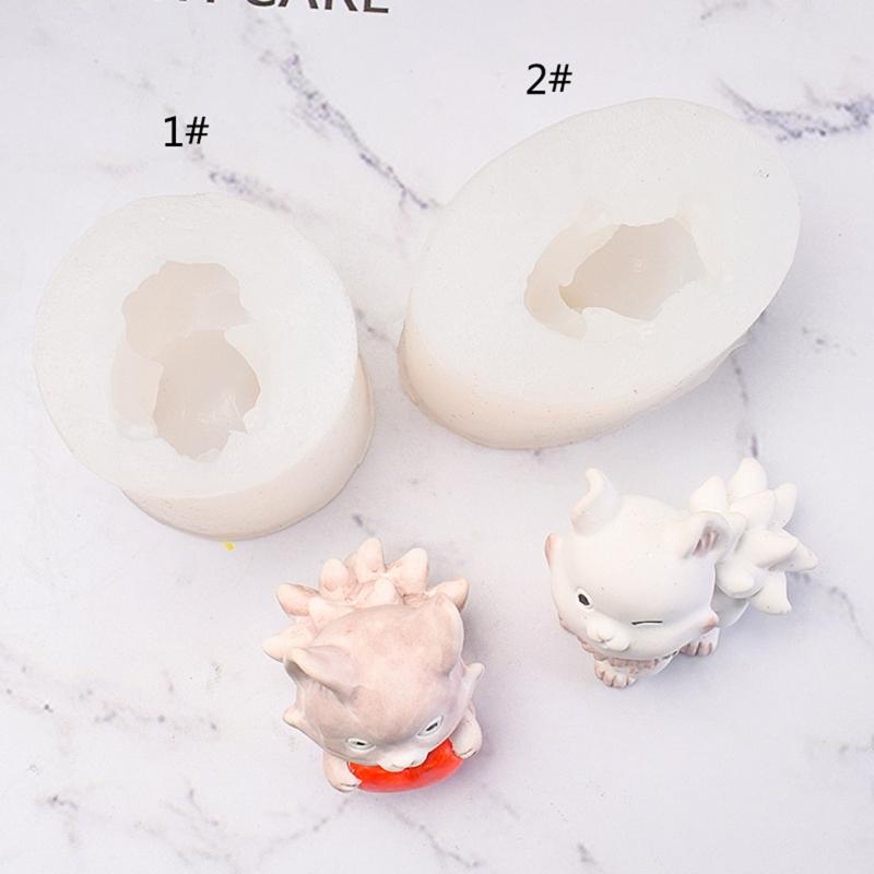 Fuchs Tier Harzform Mini Niedliche Silikonformen Epoxidharz Gießen DIY Dessert -40°~230° Celsius Temperaturbeständig