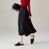 High-waisted Pleated Skirt