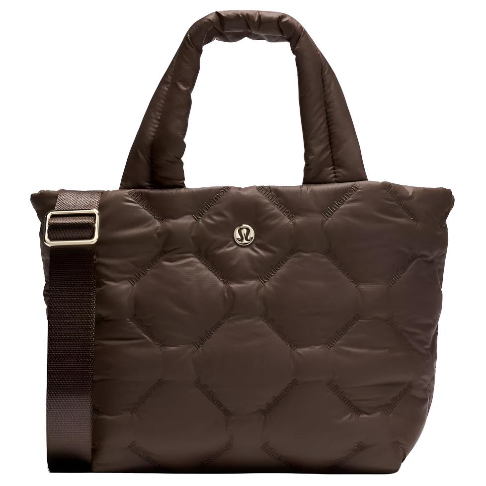 Lululemon Quilty Pleasures 5L Removable Shoulder Strap Nylon Tote Bag Mini Women bags Walnut-Crunch LW9GC1S-072761 Walnut Brown/WALC