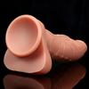 Silica Gel Realistic Dildos for Women Skin Sliding Foreskin Testicles Dildo Anal Vaginal Stimulation Strap On Big Penis Sex Toys For