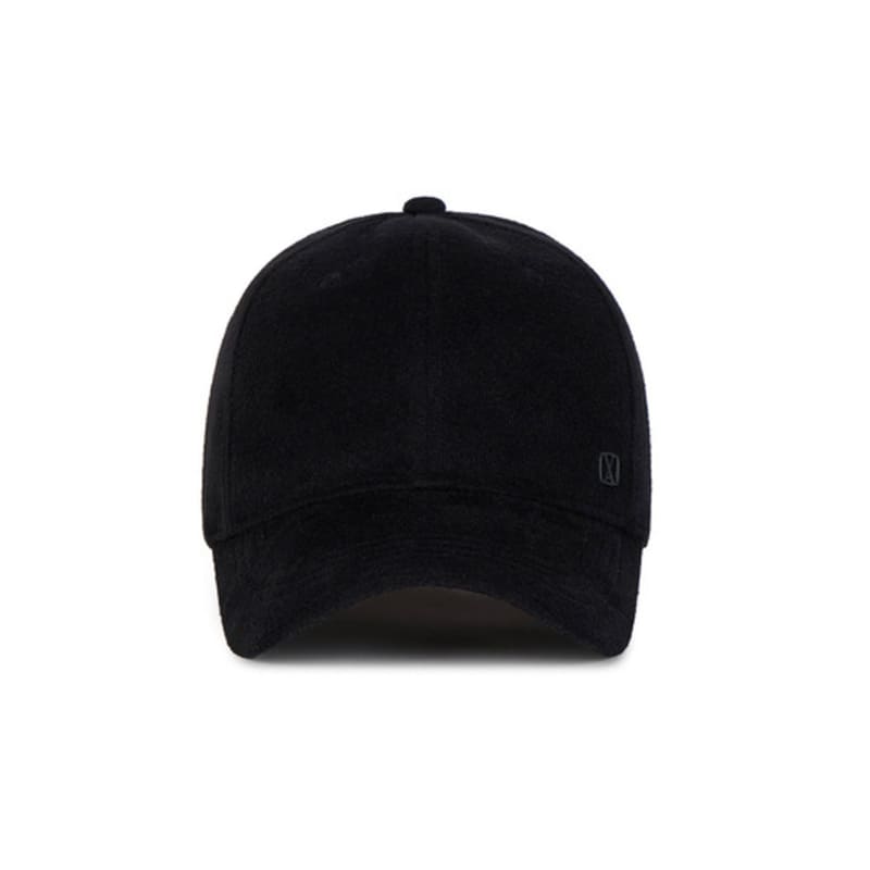 VARZAR VA Square Wool Ball Cap Black