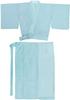Washable Sky [KYOETSU] 2-piece kimono, Koma-ro, Silk, Women's (L, Blue)
