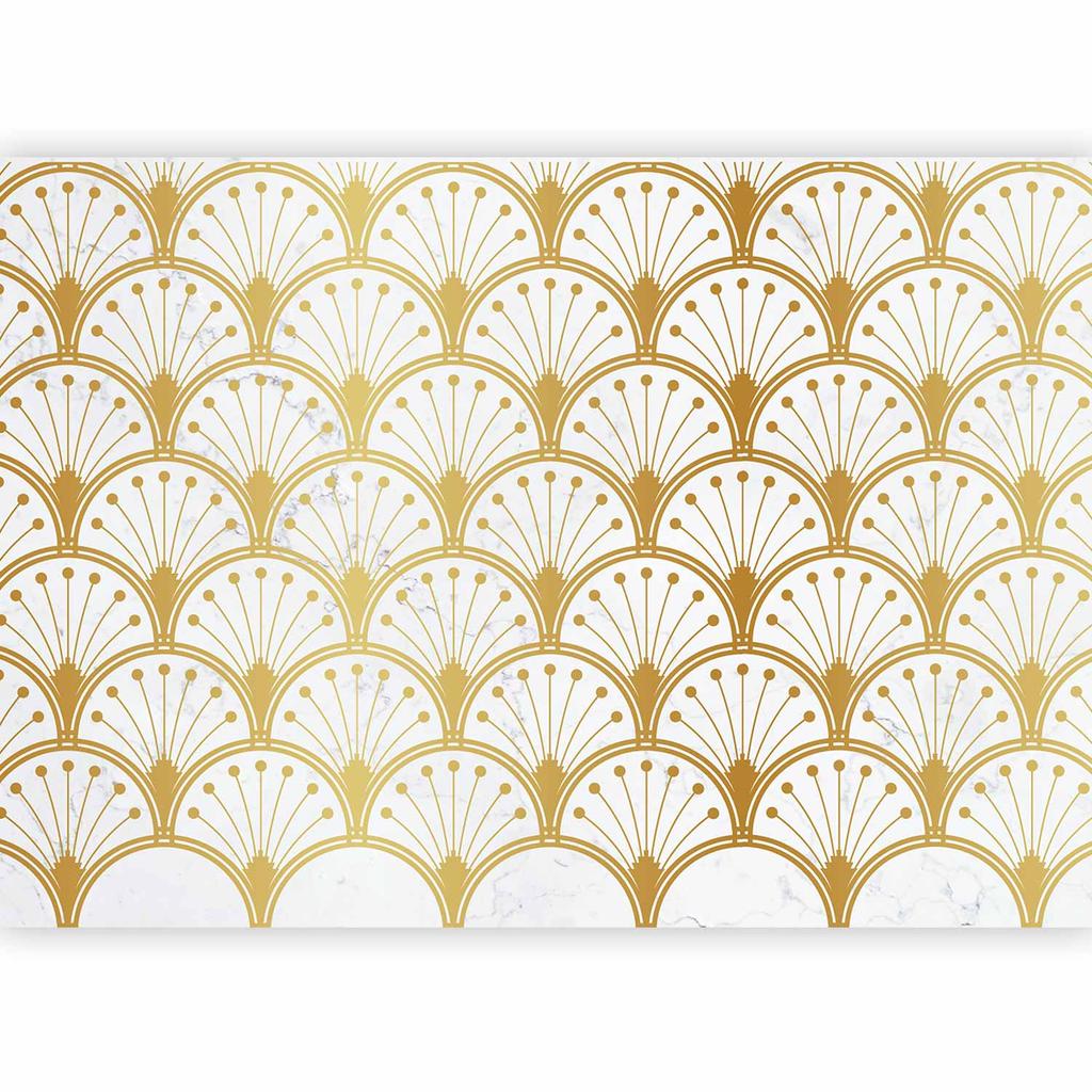 Wallpaper - Gold And Marble Art Deco Inspired Pattern