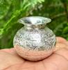 999 Silver Hindu Religious Kalash Gaddi 3.5 Cm 25 Gram Grah Pravesh, House Warming, Temple Pooja Hindu Religion, Temple Water Jug, Medium