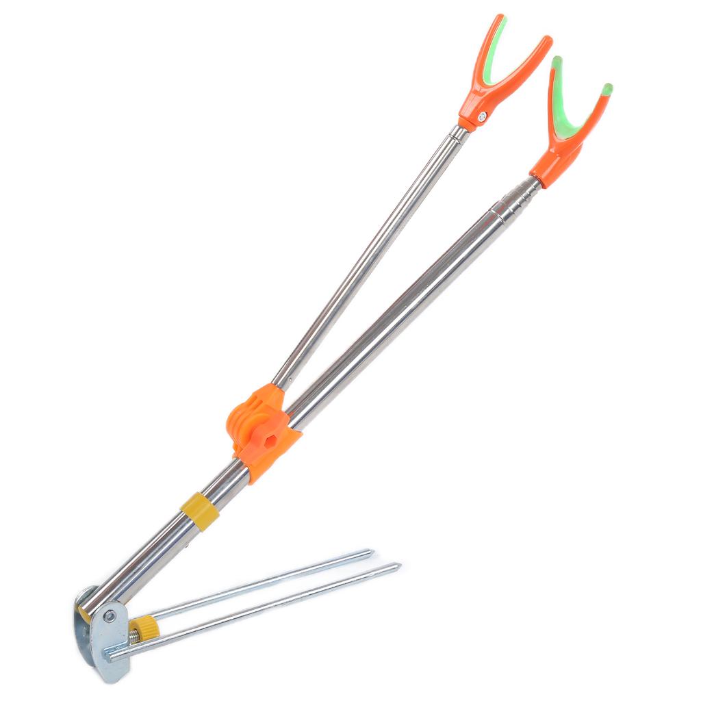 Suport pentru Lansetă Inserție Oțel Inoxidabil Multifuncțional Accesorii Echipament Pescuit 1,5 Metri