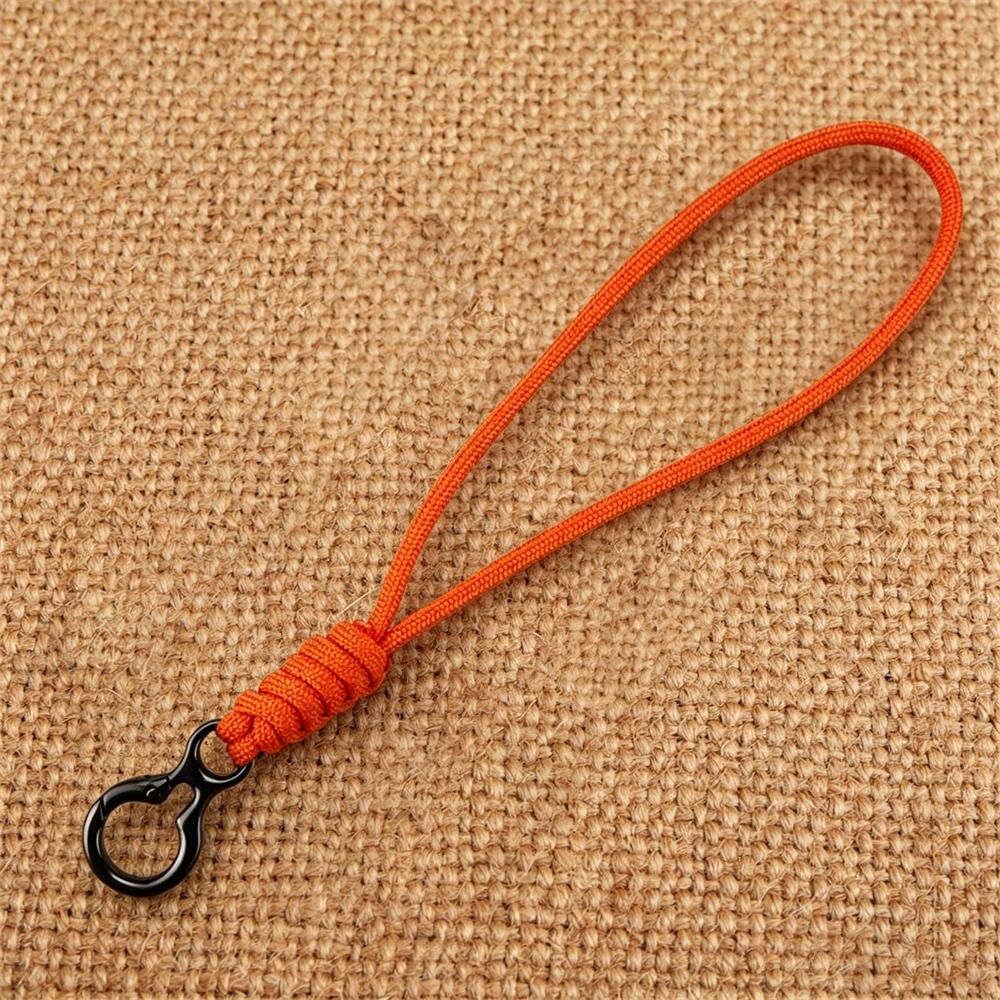 Outdoor Paracord Keychain With Trigger Snap Hook Hand-Woven Survival Camping Hiking Accessories For Car Keys Backpack Edc Gear