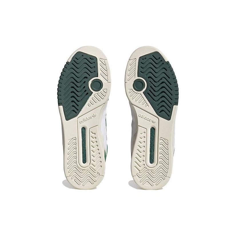 Adidas Originals Drop Step Non-Slip Durable High-Top Skate Shoes Unisex Sneakers Green White IE1904