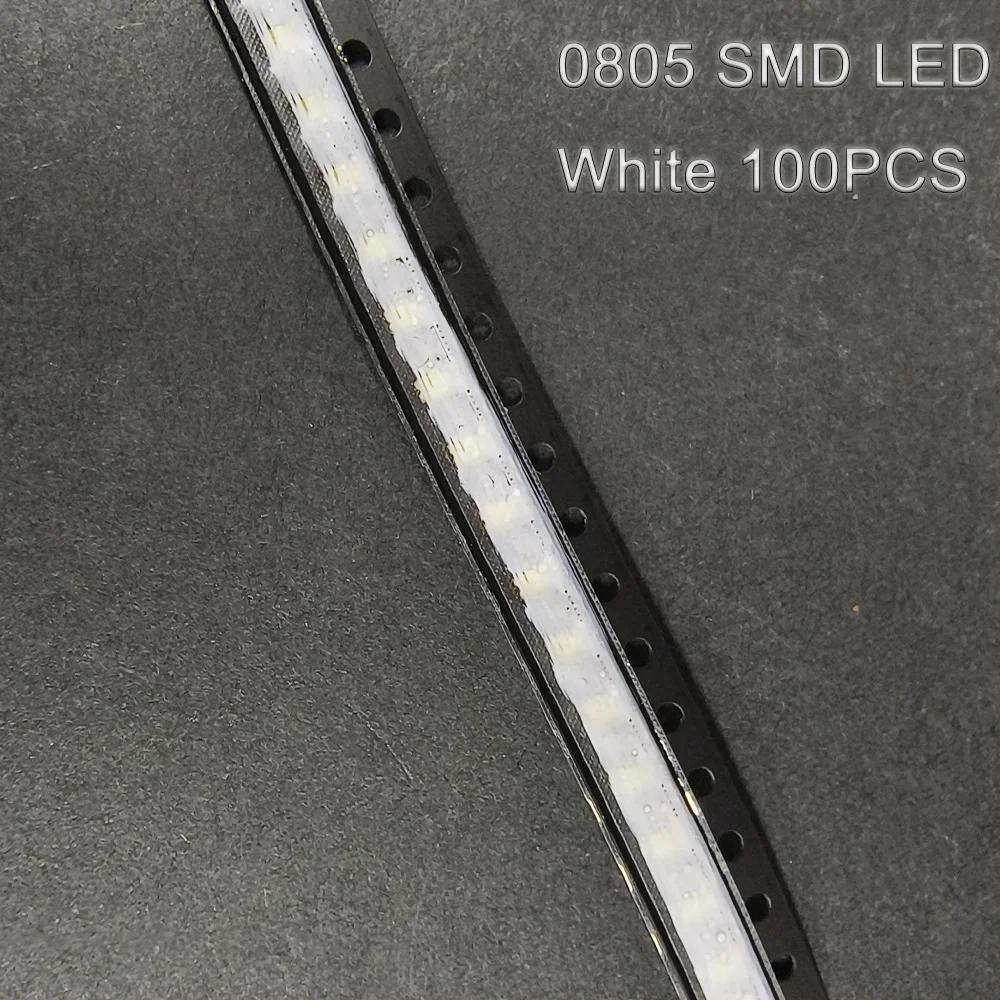 100pcs SMD LED 0805 Ultra Bright Light Emitting Diode Assorted Kit Red Blue Yellow White Green DIY Kit