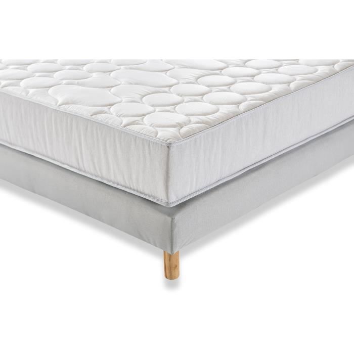 Ready To Sleep Pack - Mattress + 160x200 Bed Base + Duvet + 2 Pillows - Springs - 5 Zones - 19 Cm - DEKO DREAM Zen Firm