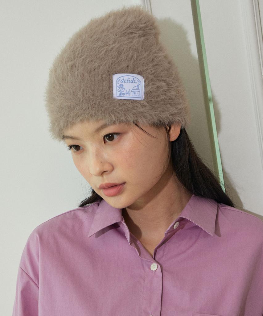 DELIDI Dainty Beanie (Light Brown)