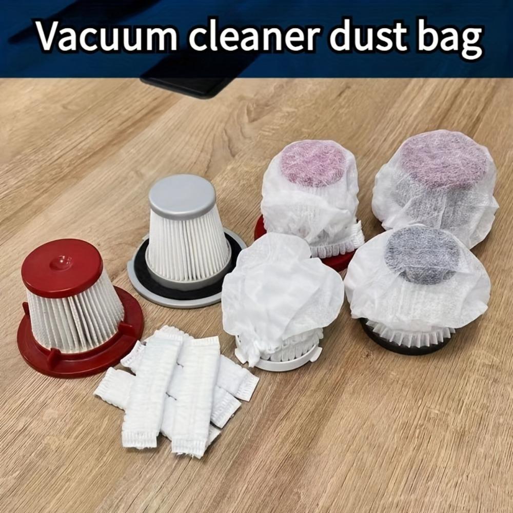 50pcs/100pcs, Disposable Vacuum Cleaner Filter, Universal Non-Woven Fabric Filter Accessories For Vacuum Cleaner