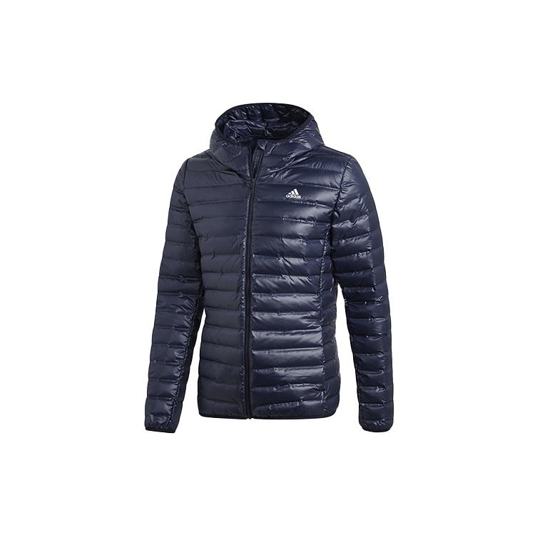 adidas Warm Windproof Cap Down Jacket Men s Blue DX0785 S