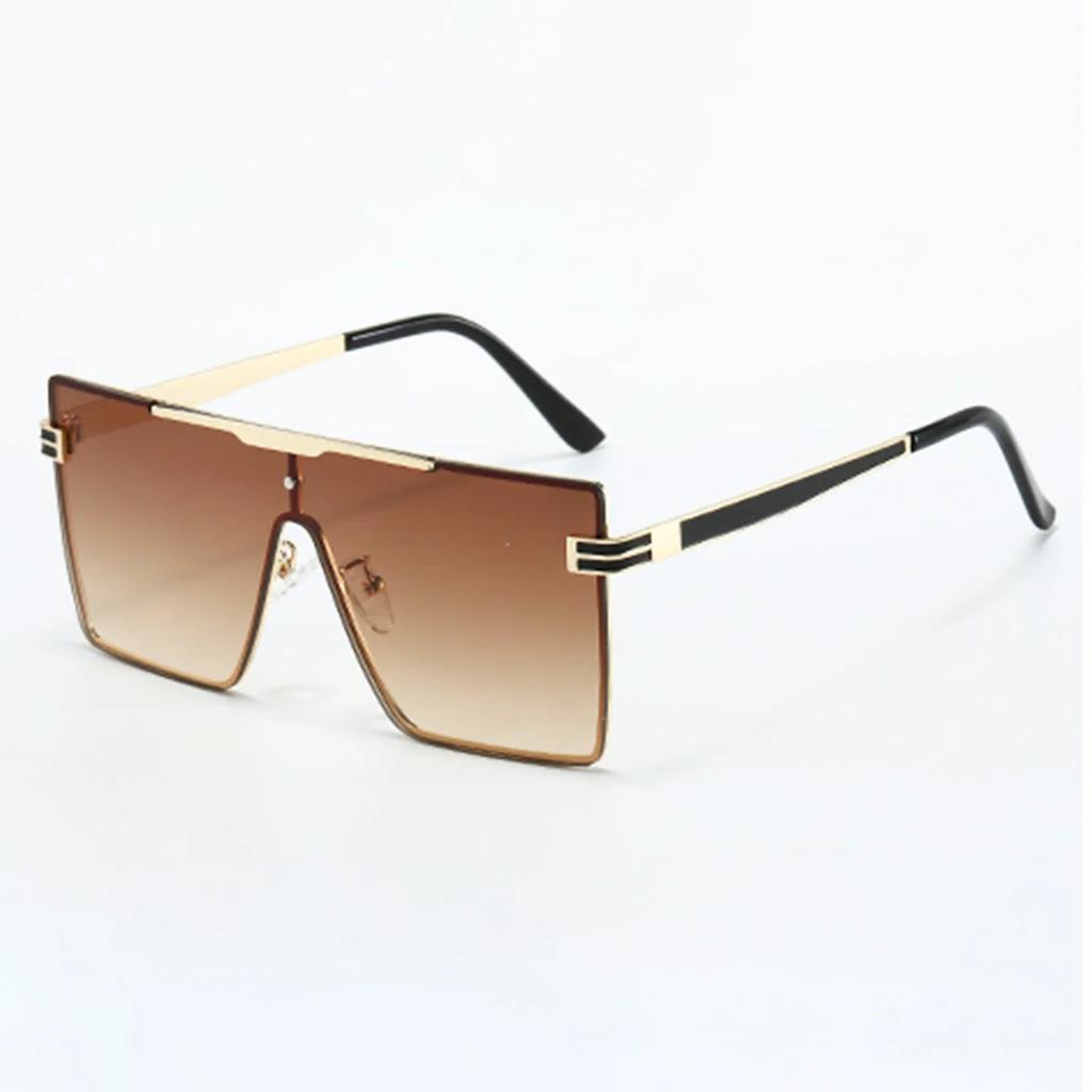 Occhiali da sole da donna Occhiali a doppio ponte Lenti colorate quadrate Marca di lusso Designer Occhiali da sole Uv400 Occhiali da sole Uomo