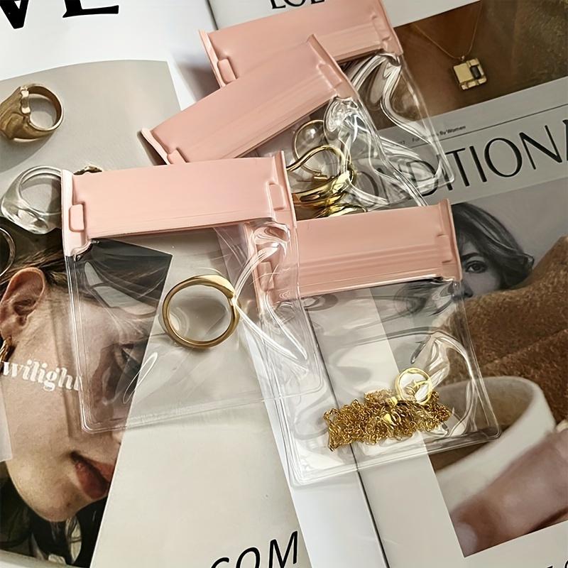 30Pcs Self Sealing Jewelry Storage Bags Antioxidant Small Pouch for Ring Necklace Beads Tiny Jewelry Accessories
