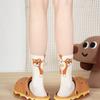 Women's Funny  Cartoon Socks MidCalf Spring Summer Fall Casual Unisex Fashion BreathableComfortableCreative Multi-Function Socks