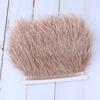 10 Meters Fluffy Colored Ostrich Feather Trim Ribbon 8-10Cm Natural Plumes Sewing Trimmings For Dress Clothing Decoration Crafts
