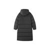 Skechers Colorful Casual Series FW23 Solid Color Casual Hooded Down Jacket Women Jackets Charcoal L423W131-0018