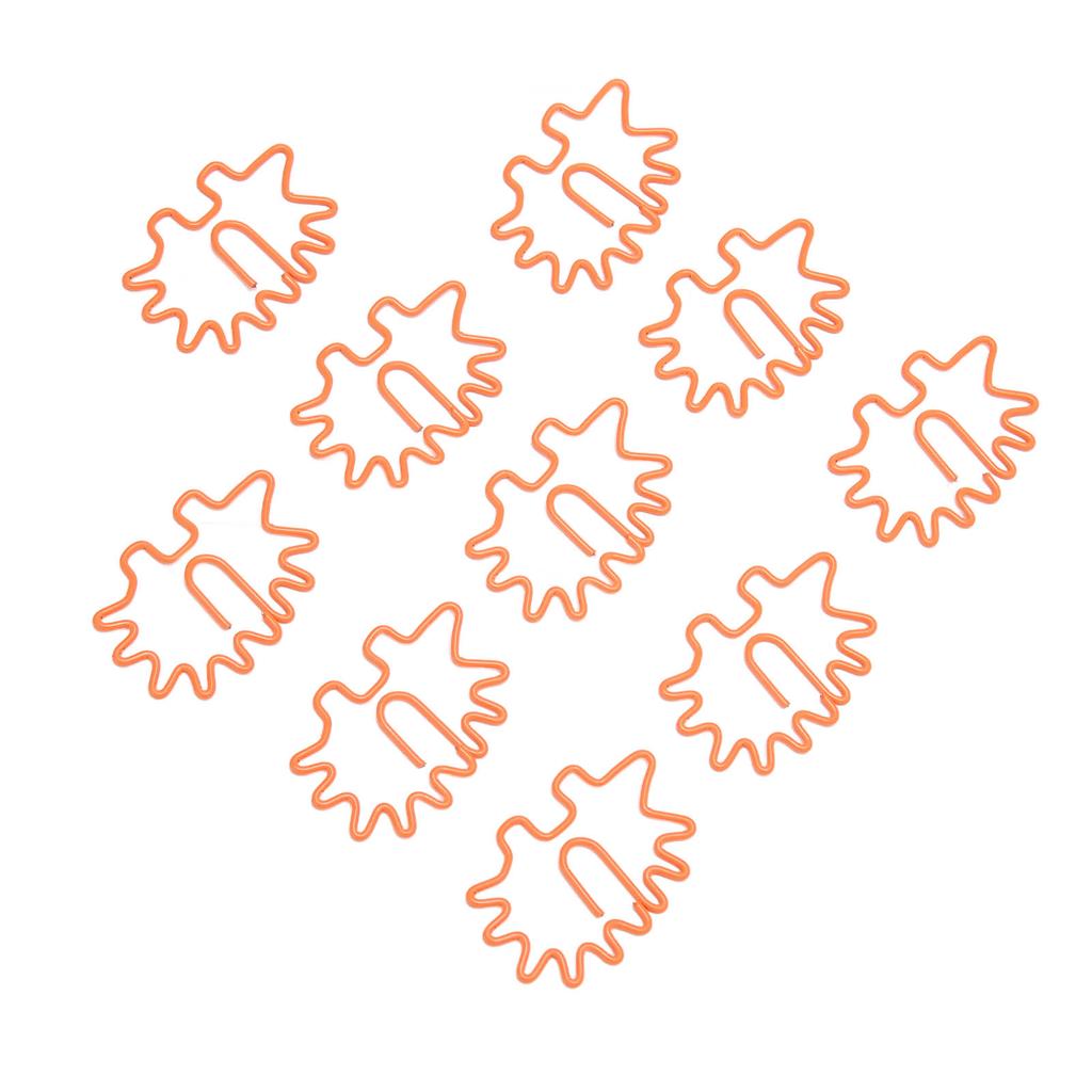 100pcs Paper Clips Portable Mini Cute Hedgehog Shape Rustproof Electroplated Metal Paper Clips For File Classification