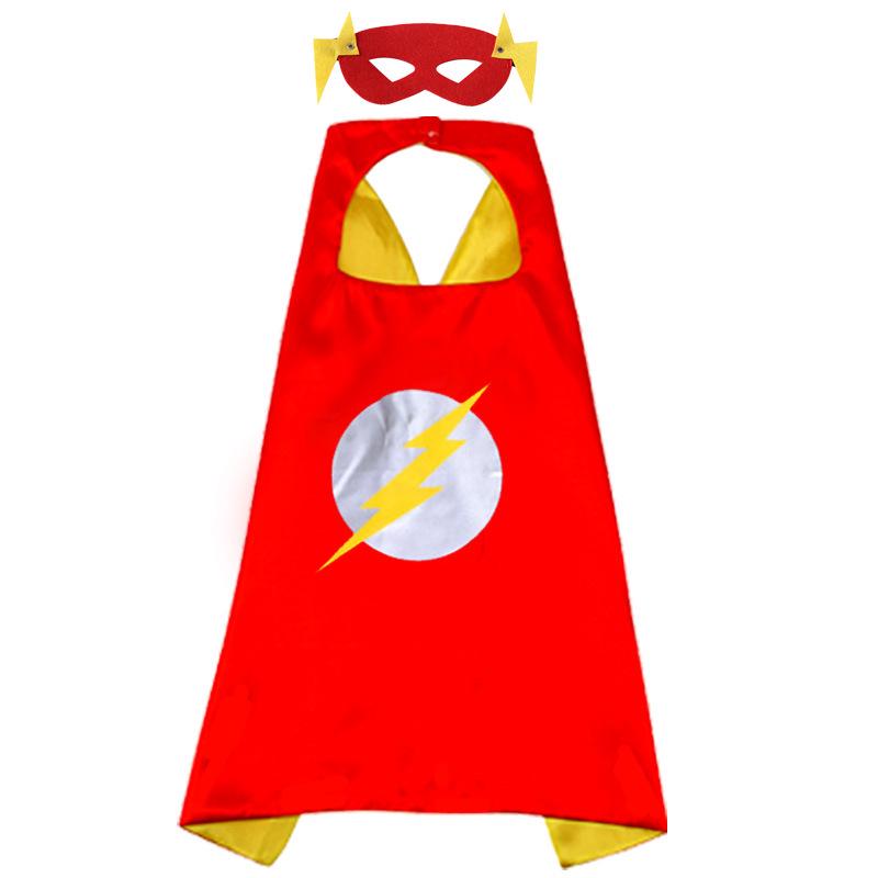 June 1 Kids' Hero Anime Cape: Cartoon Superman, Captain America, Hulk Costume