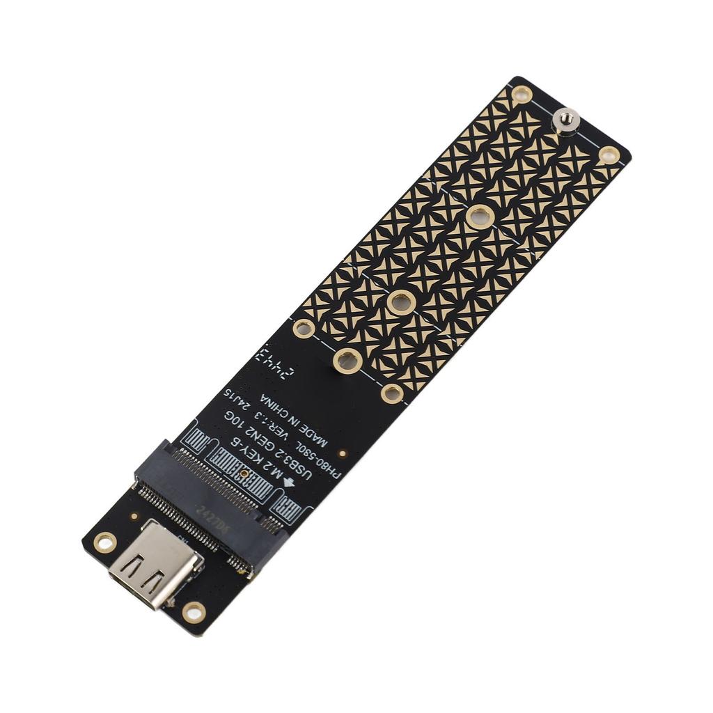 M.2 To USB Adapter NGFF M.2 Bkey SATA Hard Drive SSD To USB3.2 Type C 10G Adapter Card Support 2230 2242 2260 2280 Size