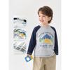 European Style Boys' Long-Sleeved T-Shirt Children's Spring and Autumn Antibacterial Base Shirt 2026 New Children's Clothing Baby Pure Cotton Top
