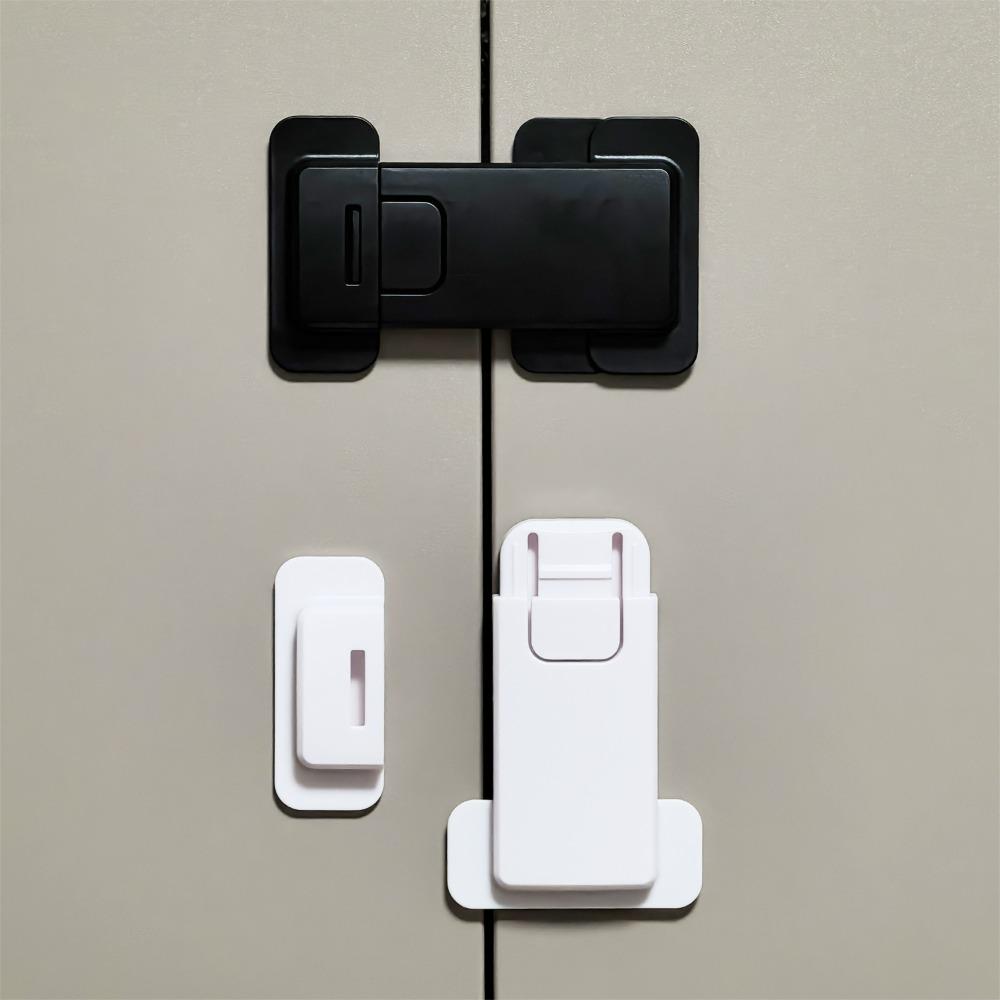 Plastic Refrigerator Door Latch Useful Cabinet Drawer Lock Durable Baby Safety Lock
