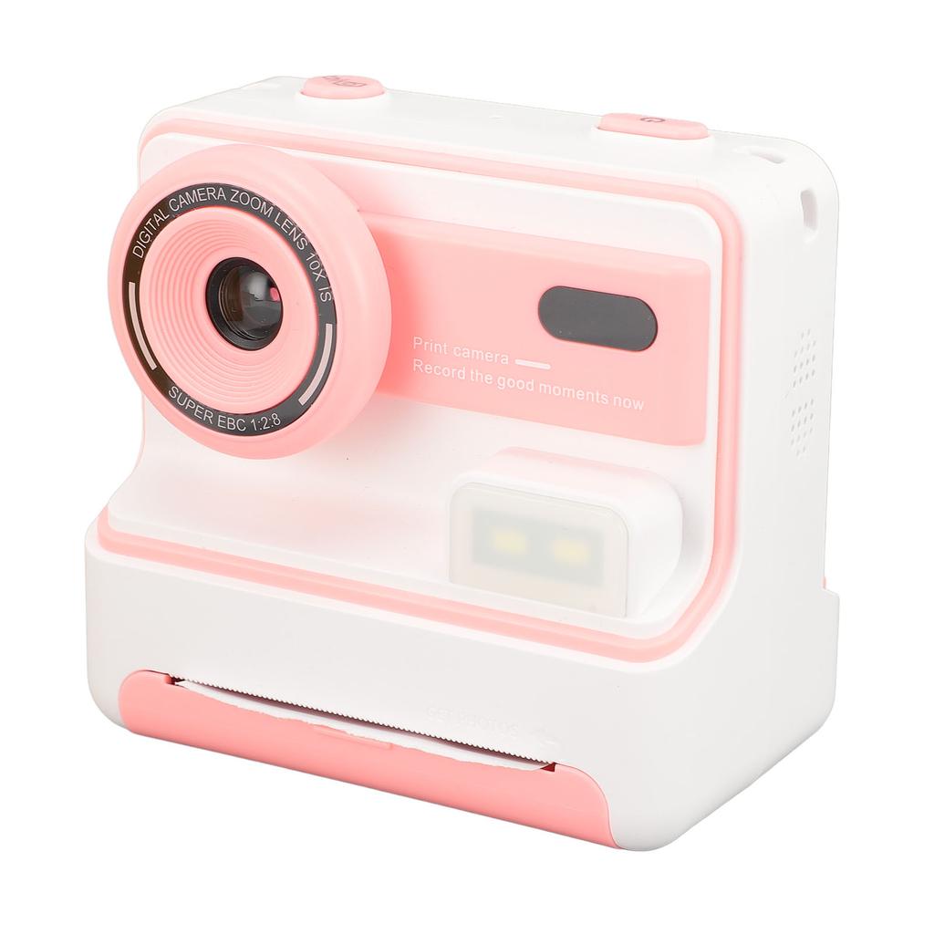 Print Camera 1080P HD 48MP Dual Lens 2.4 Inch IPS Screen Photo Video Camera 16X Digital Zoom Flash