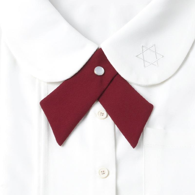 Graduation Photo Burgundy Bow Tie for Women & Men - Japanese JK Academy Style