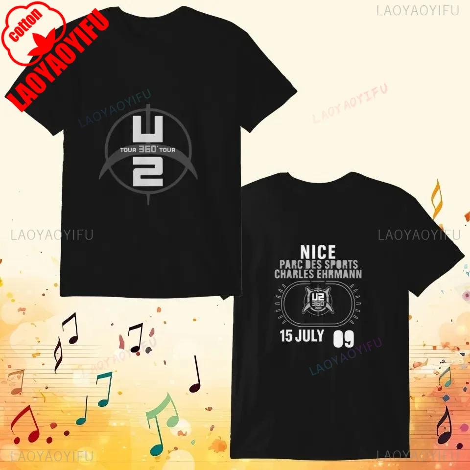 Vintage U2 Rock Band The Joshua Tree World Tour 1987 Unisex T Shirt Retro Concert Fan Gift Music Lover Casual Wear S