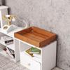 1/12 Dollhouse Simulation Storage Basket Wooden Frame Organizers Dollhouse Kitchen Home Decoration Dolls House Accessories
