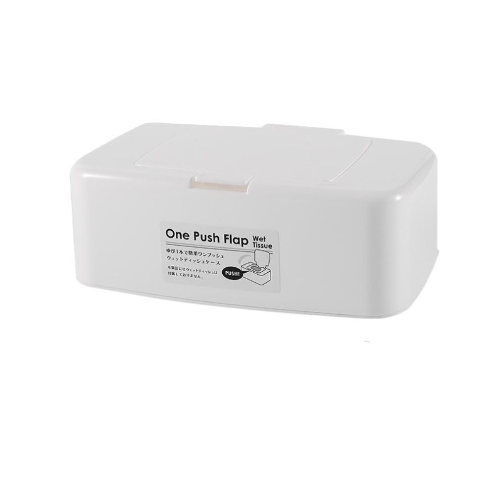 

White Tissue Box Plastic Napkin Box Wipes Dispenser Wipe Holder Hotel белый